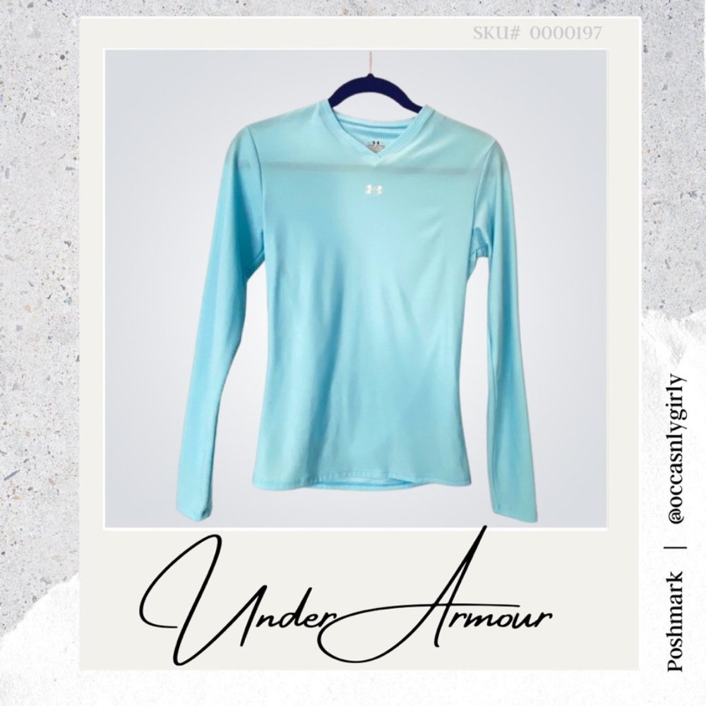 Under Armour Light Blue Long Sleeve Tee